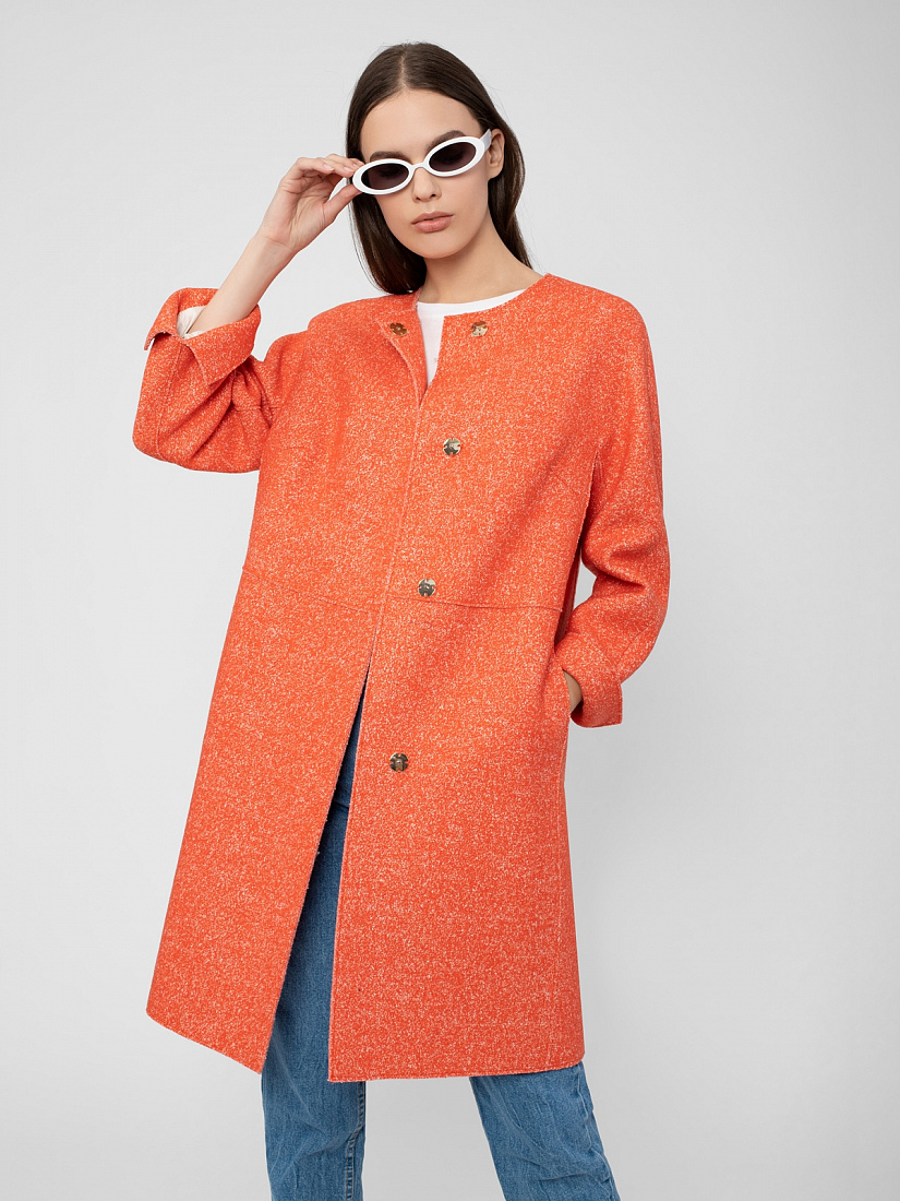 Пальто женское Pompa Оранж